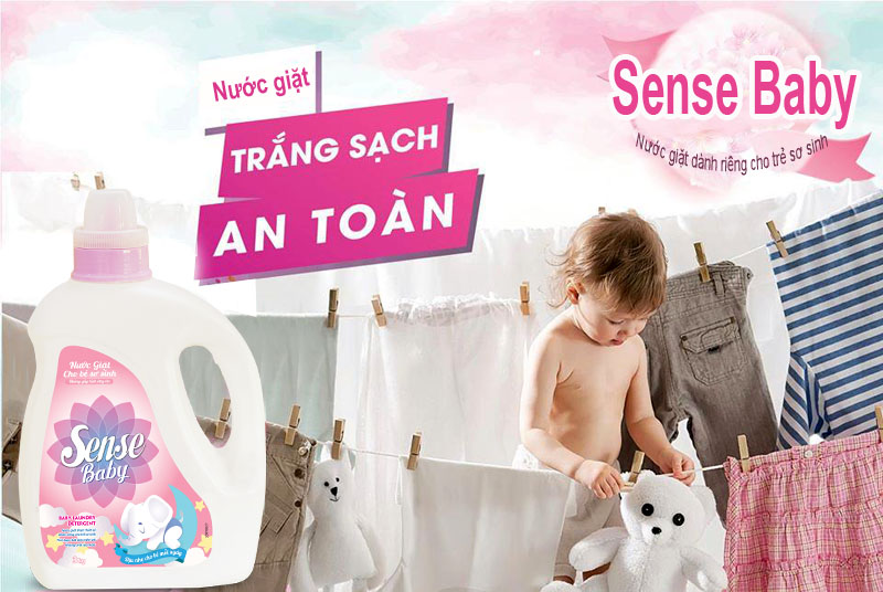 Sense Baby: Nước giặt cho trẻ sơ sinh - Bí kíp chăm bé của mẹ
