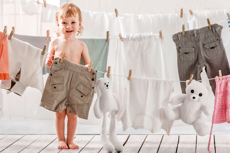 Mẹ đã chọn được cho bé là mình nước giặt vừa tốt lại an toàn chưa?