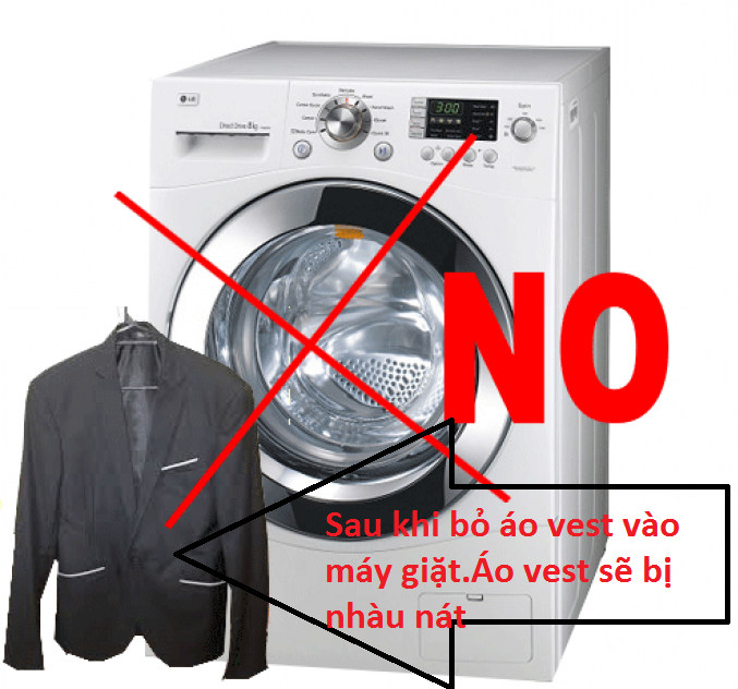 cach giat va ve sinh chiec ao vest trong luon nhu moi 1 Tuyệt đối không giặt áo vest bằng máy giặt