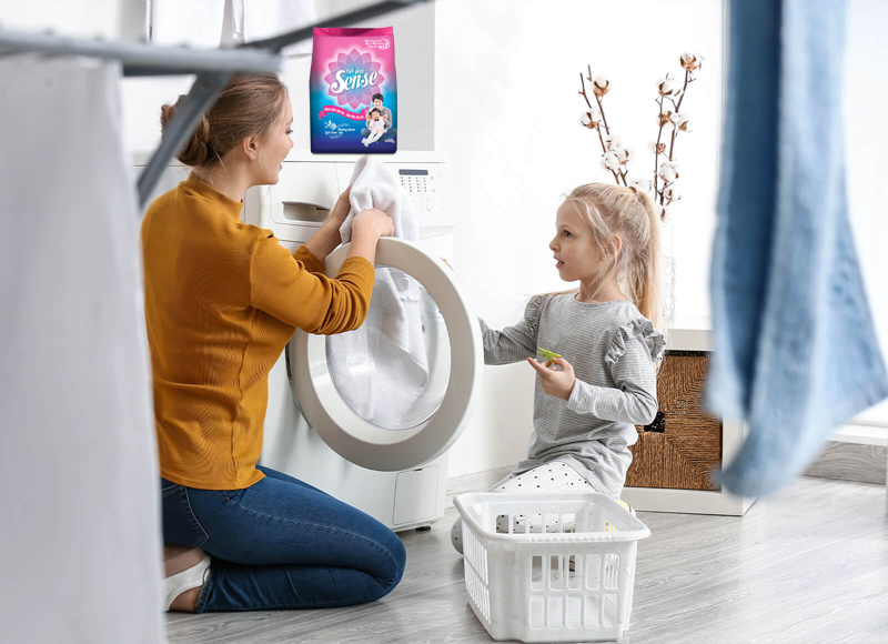 bột giặt sense cho áo quần trắng sạch thơm lâu nhất hiện nay