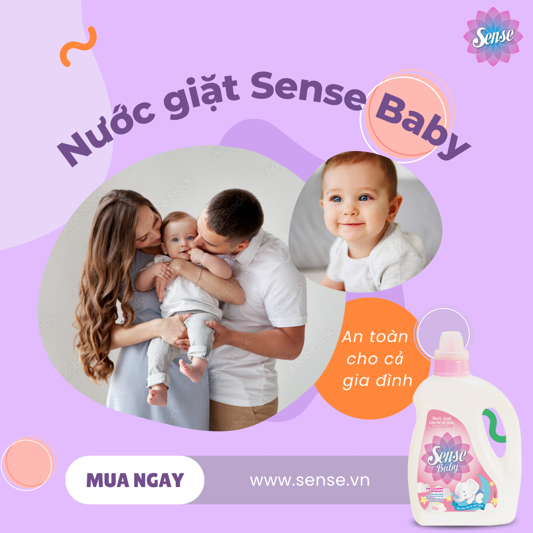 nước giặt tốt cho bé