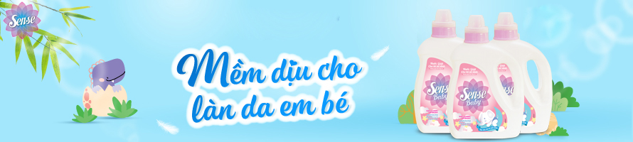 nước giặt tốt cho bé Sense Baby