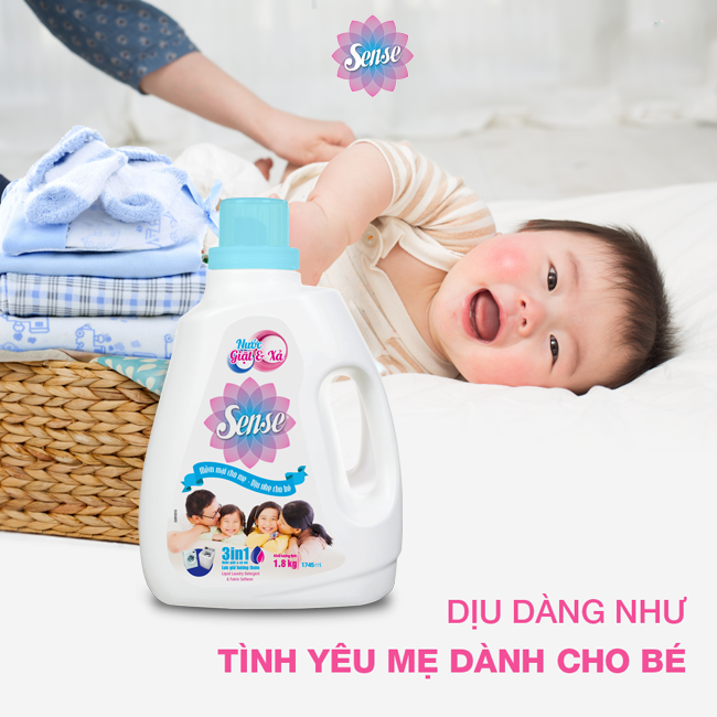 nước giặt tốt cho bé yêu